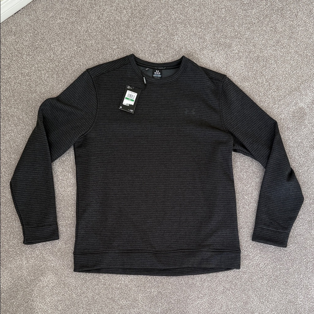 Men’s Under Armour Golf Black Crewneck Sweater